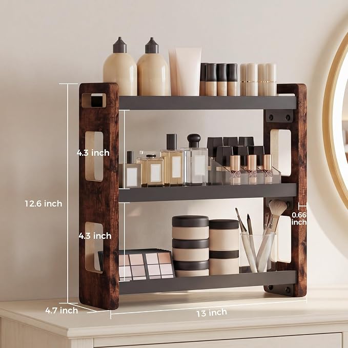 Bathroom Counter Organizer, Vanity Organizer, Perfume Organizer | Bathroom Organizers and Storage, Bathroom Sink Shelf, Countertop Organizer, Makeup Organizer, Cologne Stand