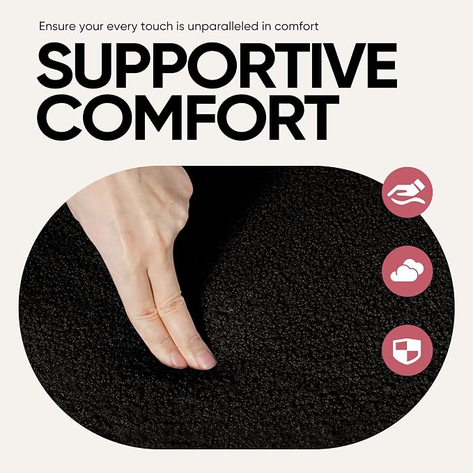 43 Inches Oval Ottoman with Storage, Boucle Sherpa Storage Ottoman Bench, Folding Foot Rest Chest for Bedroom Living Room