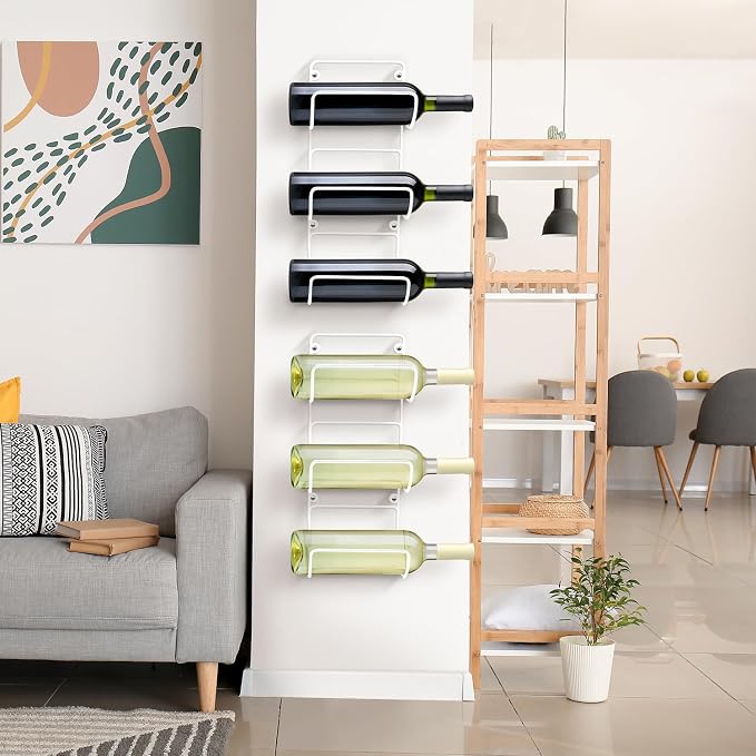 Sorbus Towel Holder for Bathroom Wall - 12 Level Wall Mounted Towel Rack Shelves for Rolled Bath Towels, Washcloths, Linen - Hanging Towel Racks for Bathroom, Spa, Salon, Towel Storage Organizer