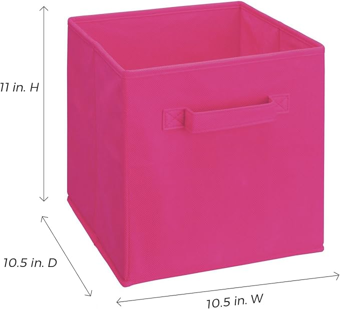 ClosetMaid 3880 Cubeicals Fabric Drawer, Fuchsia, 2-Pack