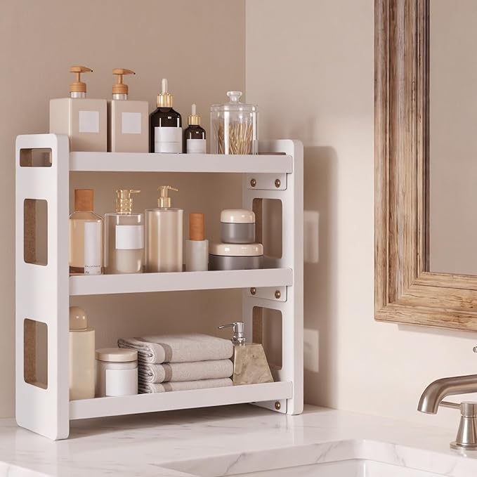 Bathroom Counter Organizer, Vanity Organizer, Perfume Organizer | Bathroom Organizers and Storage, Bathroom Sink Shelf, Countertop Organizer, Makeup Organizer, Cologne Stand