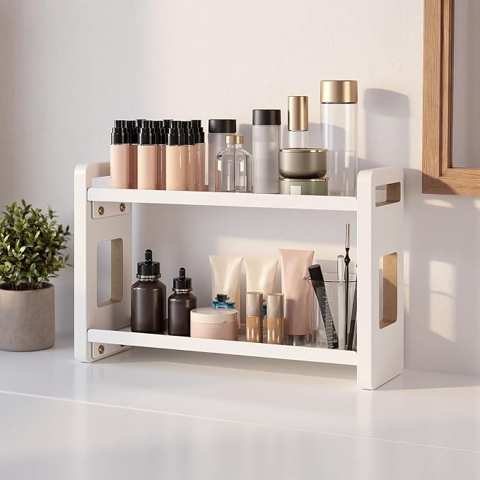 Bathroom Counter Organizer, Vanity Organizer, Perfume Organizer | Bathroom Organizers and Storage, Bathroom Sink Shelf, Countertop Organizer, Makeup Organizer, Cologne Stand