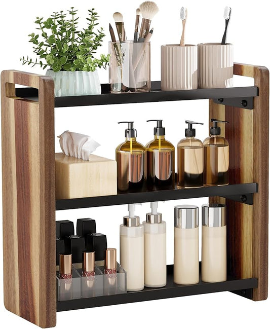 Bathroom Counter Organizer, Bathroom Sink Organizer, Vanity Shelf | Bathroom Organizers and Storage, Bathroom Countertop Organizer, Counter Shelf, Cologne Stand, Perfume Stand, Bathroom Decor