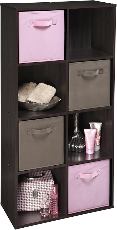 ClosetMaid 1468 Cubeicals Fabric Drawers, Pink, 2-Pack