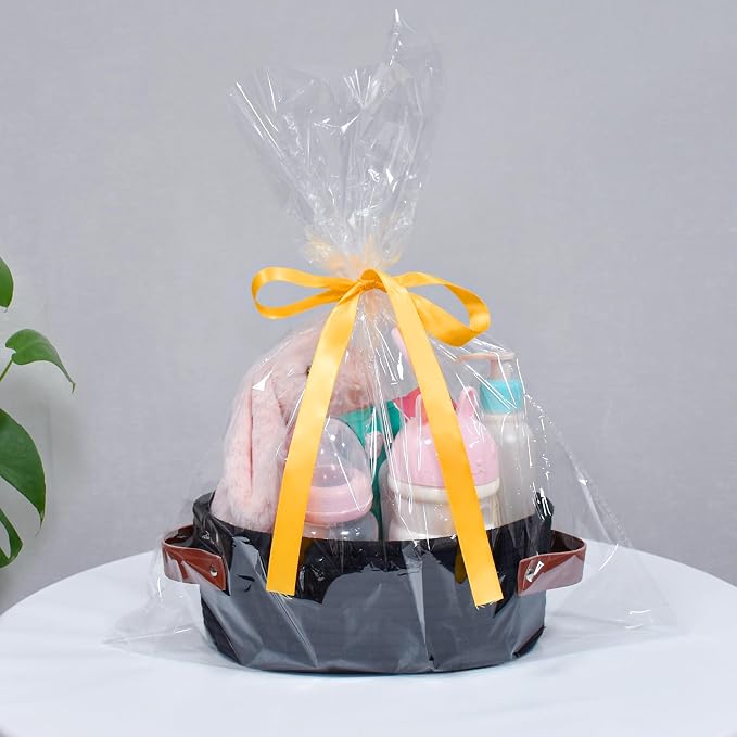 ABenkle Small Woven Basket, Mini Cotton Rope Storage Basket, Tiny Easter Basket, Shelf Basket, Oval Decorative Toy Dog Cat Basket for Nursery, Empty Gift Basket, 9.4" x 5.9" x 3.9" XS