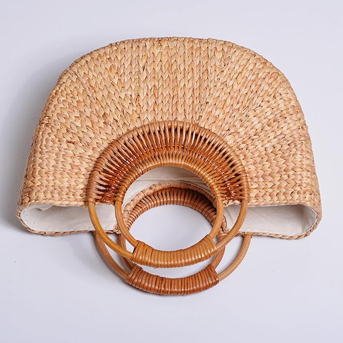Rustic Handmade Rattan Storage Basket Wedding Flower Wicker Plant Holder S, Brown1, S