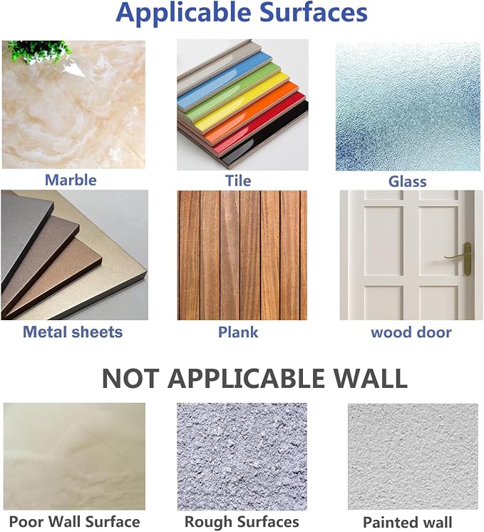 JINSHUNFA Adhesive Wall Hooks 13LB Heavy Duty No Drill Transparent Waterproof Hooks for Bathroom Kitchen Towel Coat 12 Pack