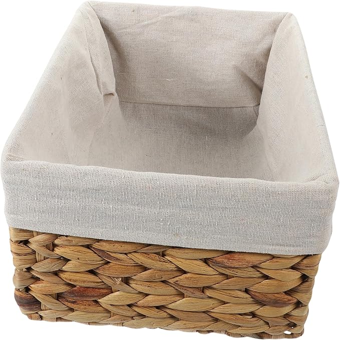 Woven Storage Basket for Home Organization Handcrafted Decorative Finishing Basket Natural Dried Straw Design Multi-purpose Toy and Decor Organizer for Any Room