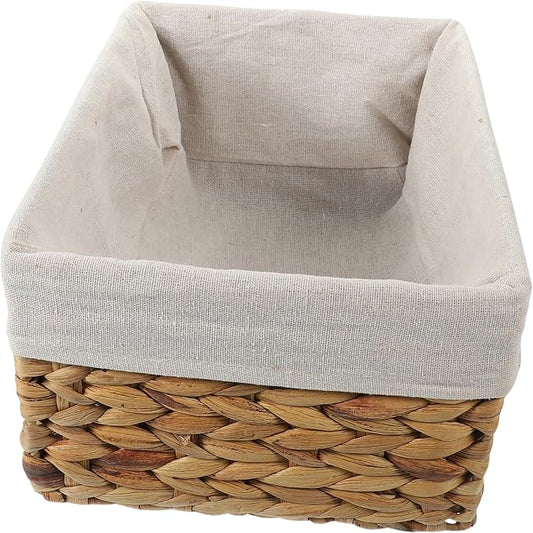 Woven Storage Basket for Home Organization Handcrafted Decorative Finishing Basket Natural Dried Straw Design Multi-purpose Toy and Decor Organizer for Any Room