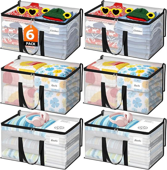Moving Bags Extra Heavy Duty Oversized Storage Bags with Reinforced Handle and Double Zippers,Moving Supplies Totes for Storage Packing Dorm Room Essentials Alternative to Moving Boxes