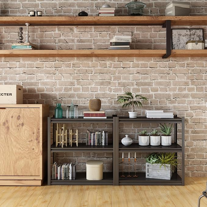32" W Garage Shelving,900LBS Loads Adjustable Garage Storage Shelves, 3-Tier Metal Storage Racks and Shelving Units, Utility Rack Shelves (16" D x 32" W x 32" H)