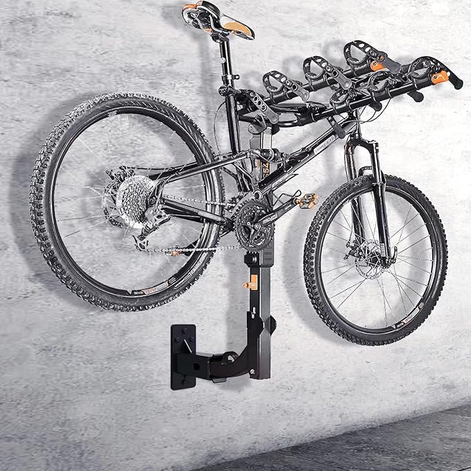 Hitch Wall Mount, Wall Mount Bike Rack Hitch,Hitch Cargo Carrier (2 inch) | Bicycle Hitch Receiver Storage,Cargo Rack Hanging Garage Organizer,Holds up to 300 Lbs