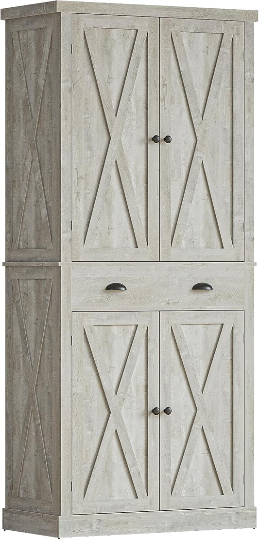 IRONCK Storage Cabinet with Drawers and Doors for Living Room and Entryway | Open Shelves, Adjustable shelves, Organized essentials