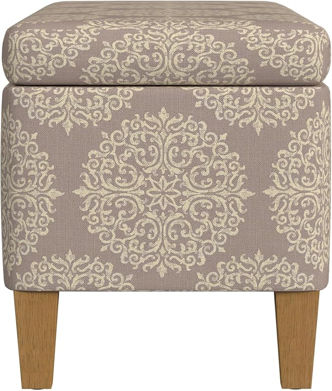 HomePop Drake 36" Storage Bench - Brown Medallion