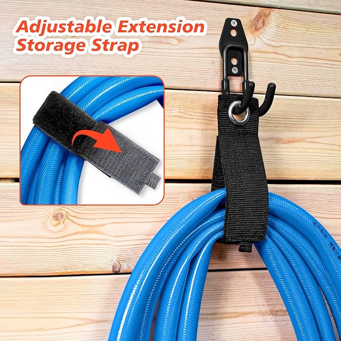 MKRUI 40-Pack Garage Hooks for Storage & Hanging Items, Save Space | Hangs Bikes, Ladders, Ropes, Hoses, Tools; for Garage, Warehouse, Shop, Shed, Yard