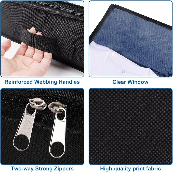 Under Bed Storage Bags 4 Pack Underbed Containers for Clothing