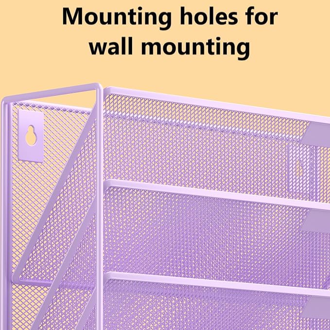 Kuntine.B Wall File Organizer Office Hanging Magazine Holder Wall File Organizer for Office Home