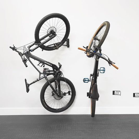StoreYourBoard Swivel Bike Wall Mount, No Lift Vertical Rack | Wall Mount Bike Rack, Vertical Bike Storage, Swivels Flat to Wall, No Lift