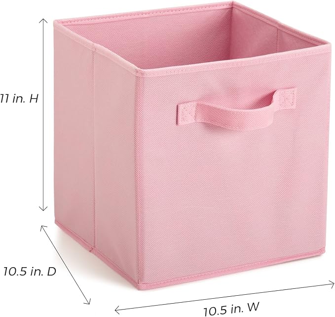 ClosetMaid 1468 Cubeicals Fabric Drawers, Pink, 2-Pack
