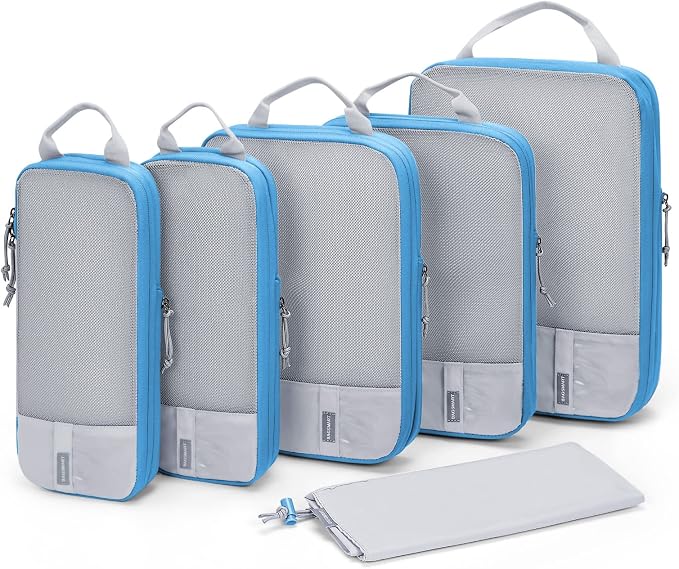BAGSMART Compression Packing Cubes for Travel Essentials | 14 Set /6 Set /4 Set/2 Set, Lightweight, Durable