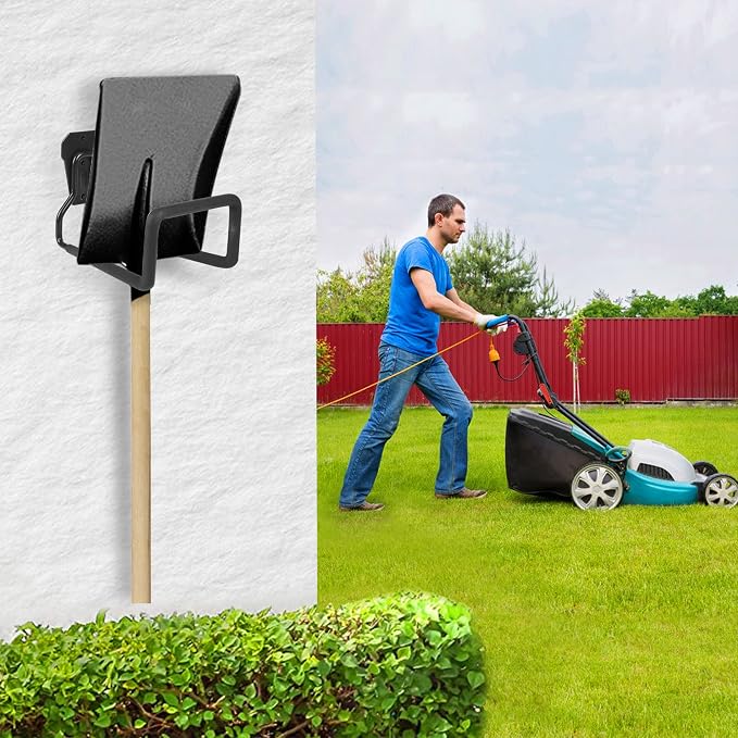 Metal Garden Hose Holder Wall Mounted Water Hose Holder for Outside Yard | Heavy Duty Hose Hanger Sturdy Hose Reel Hose Hooks for Water Hose, Extension Cords