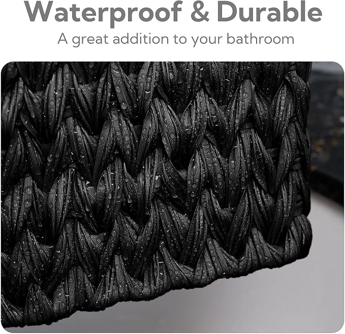 Granny Says Wicker Baskets For Shelves, Large Woven Baskets For Organizing | Small Woven Storage Baskets for Shelf, Rattan Basket For Organizing, Wicker Basket Set, 3-Pack Small Waterproof Baskets