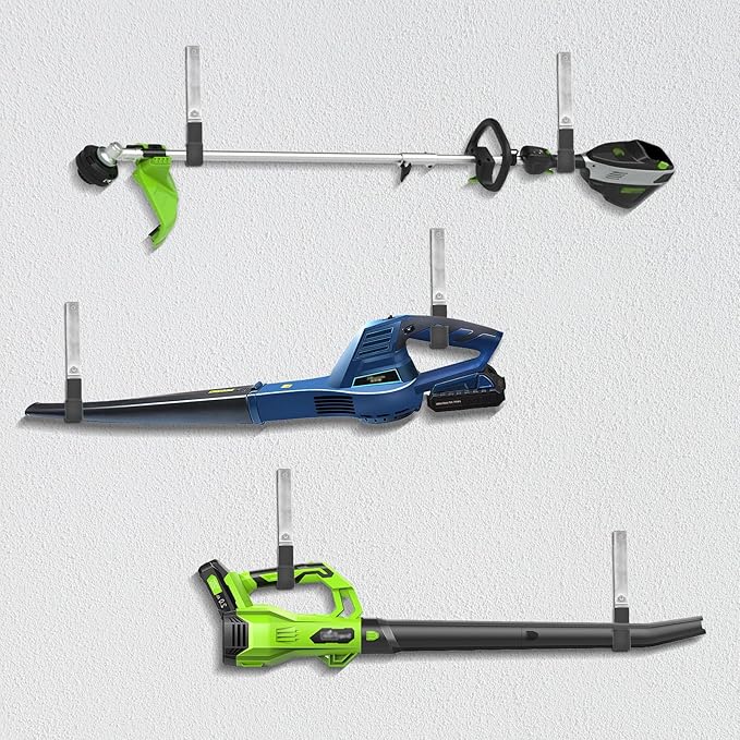 AccEncyc Heavy Duty Garage Hooks, 2Pcs Stainless Steel Wall Mount Hooks, 50lb Weight Capacity, for Garden Hose, Bike, Ladder, Tool Organizer (Medium)