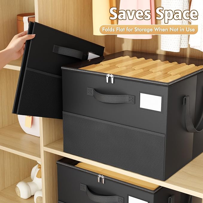 Large Reinforced 2 Pack Shoe Organizer for Closet with Adjustable Dividers | Customizable Compartments for Sneakers, Boots, Heels, Sandals, Clothes, Towels and Toys, Versatile Cube Storage Organizer