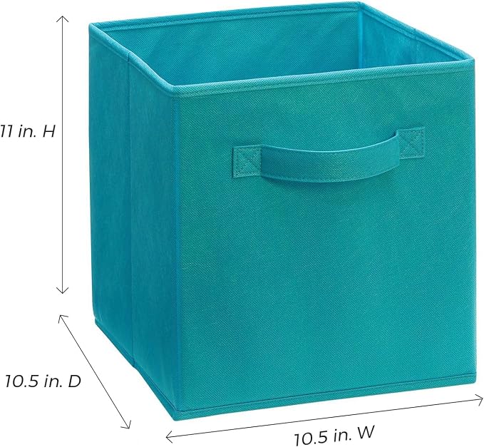 ClosetMaid 11530 Cubeicals Fabric Drawer, Ocean Blue, 2-Pack