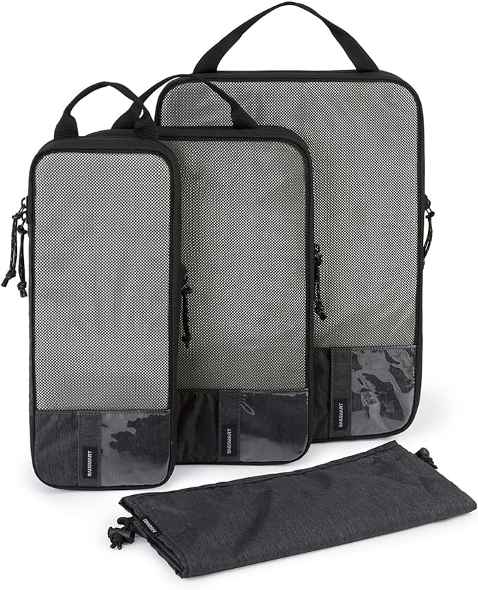 BAGSMART Compression Packing Cubes for Travel Essentials | 14 Set /6 Set /4 Set/2 Set, Lightweight, Durable