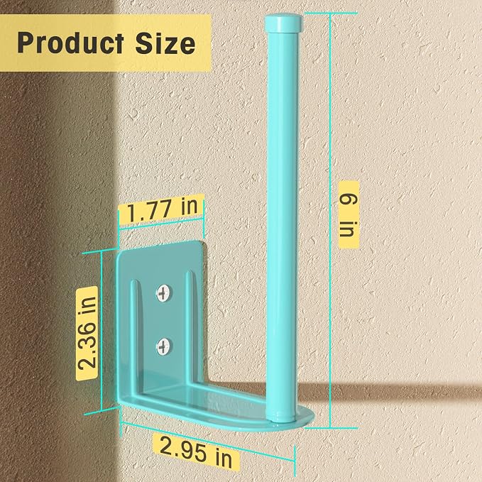 Durmmur Stainless Steel Hat Organizer, Hat Rack for Wall,Each Holds 15 Hats | 2P Strong Adhesive/Wall Drilled Hat Holder, Hat Hooks, Hat Hanger Baseball Cap Organizer for Door,Bedroom,Closet(Blue 6 in)