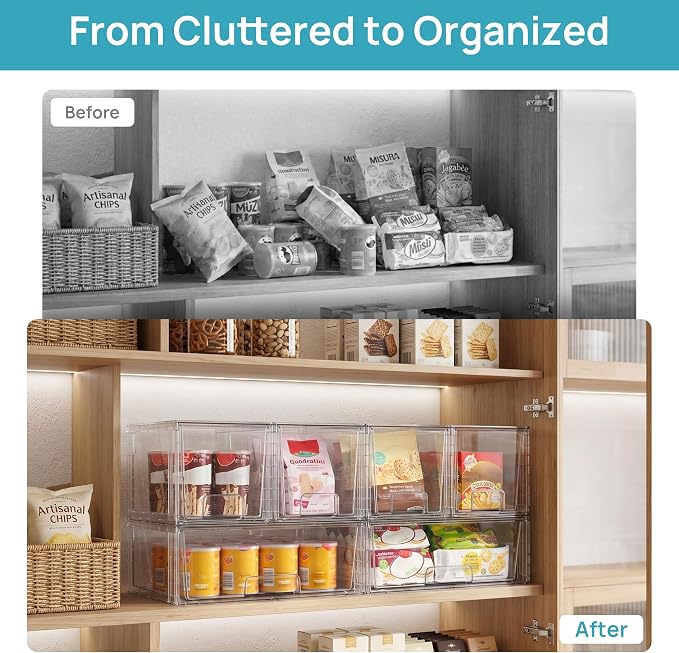 Vtopmart 3 pack Easily Clear Storage Dawers