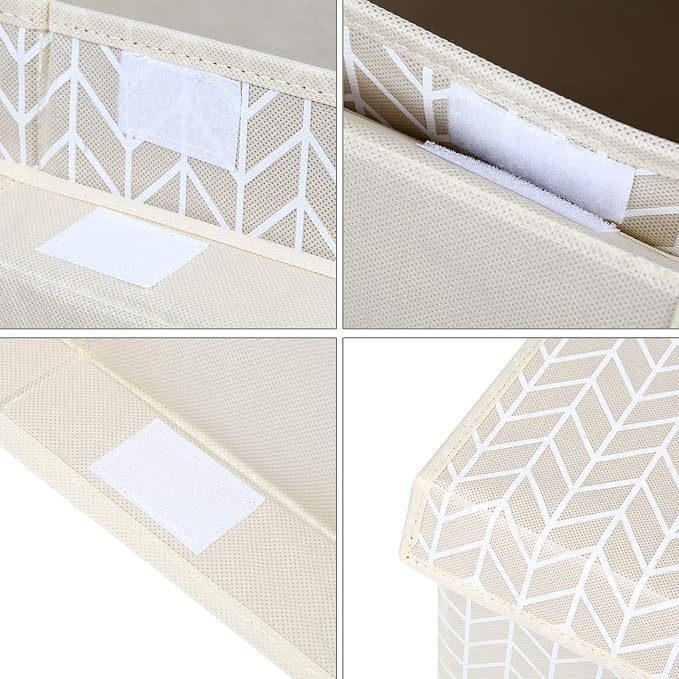 Mayniu Kids Toy Storage Box Chest with Lid, Sturdy Toy Bin Organizer for Kids, Girls, Boys, Living Room, Nursery, Bedroom, Playroom 25"x13" x16" (Beige)