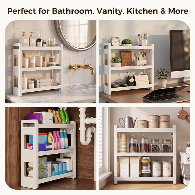 Bathroom Counter Organizer, Vanity Organizer, Perfume Organizer | Bathroom Organizers and Storage, Bathroom Sink Shelf, Countertop Organizer, Makeup Organizer, Cologne Stand