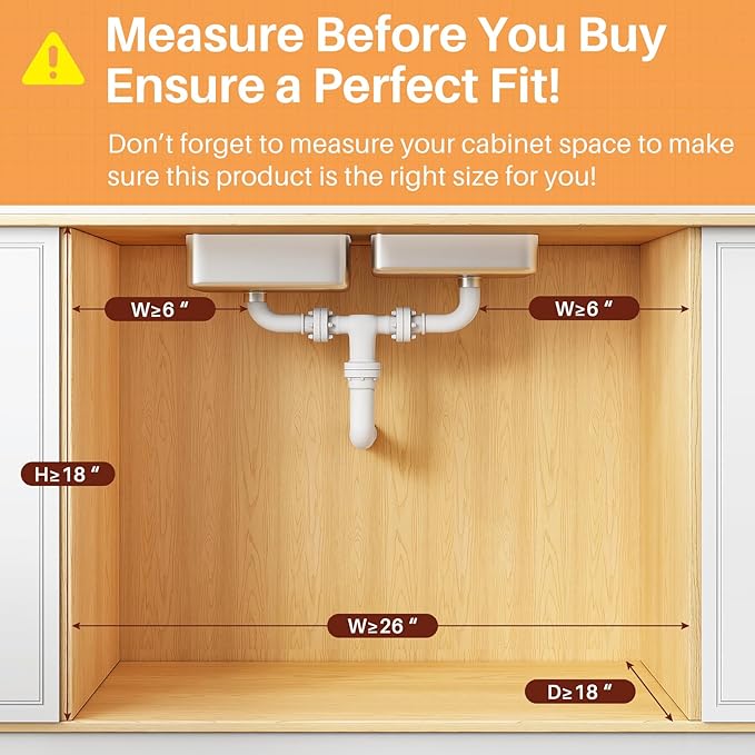 PXRACK Under Sink Organizer, 2-Pack 3-Tier Height Adjustable Thickened Metal Pull out Cabinet Organizer Shelf, Slide out Storage Drawer Rack for Bathroom Kitchen Pantry Home Organization, White
