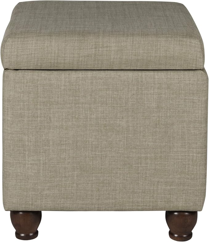 Spatial Order 22" Medium Rectangular Storage Ottoman - Tan