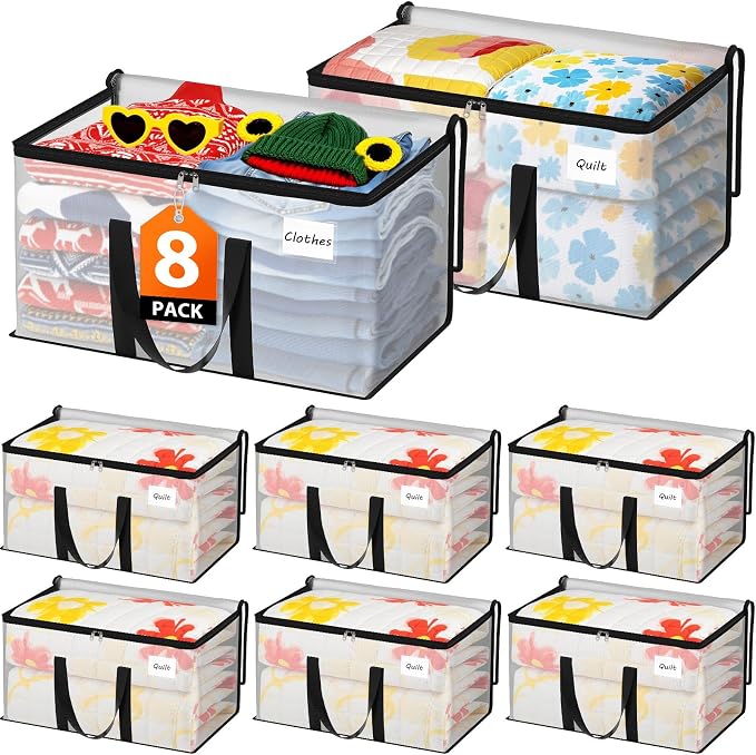 Moving Bags Extra Heavy Duty Oversized Storage Bags with Reinforced Handle and Double Zippers,Moving Supplies Totes for Storage Packing Dorm Room Essentials Alternative to Moving Boxes