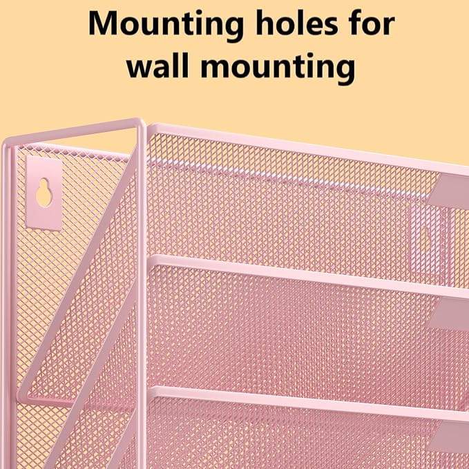 Kuntine.B Wall File Organizer Office Hanging Magazine Holder Wall File Organizer for Office Home