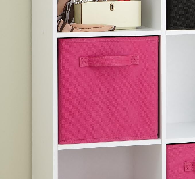 ClosetMaid 3880 Cubeicals Fabric Drawer, Fuchsia, 2-Pack