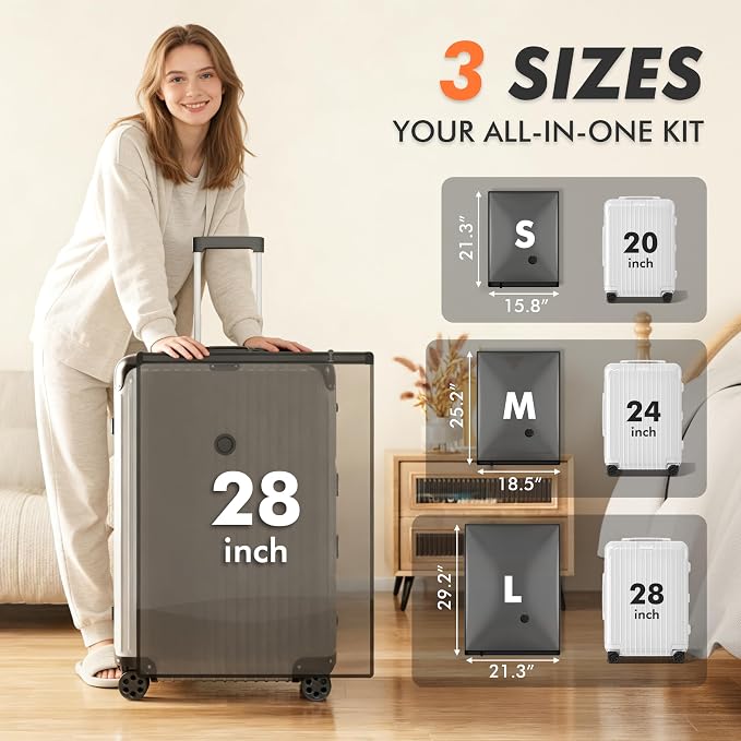 GONGSHI Vacuum Seal Bags for Clothing Travel & Home Storage, Travel Vacuum Bags with Pump,Space Saver for Blankets, Comforters, Pillows, Clothes,18 Combo