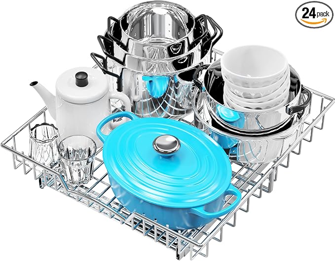 Simple Houseware Under Cabinet Pull Out Sliding Shelf Drawer, 18Dx17W | for Kitchen Organizer