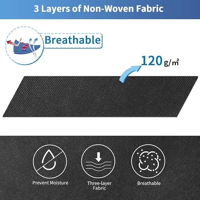 Blanket Storage Bags 120L for Comforter Clothes Bedding 2 Pack Black | Breathable 100 gsm Fabric, Clear PVC Window, Heavy-Duty Metal Zipper, 2 Reinforced Handles, Foldable for Closet Storage