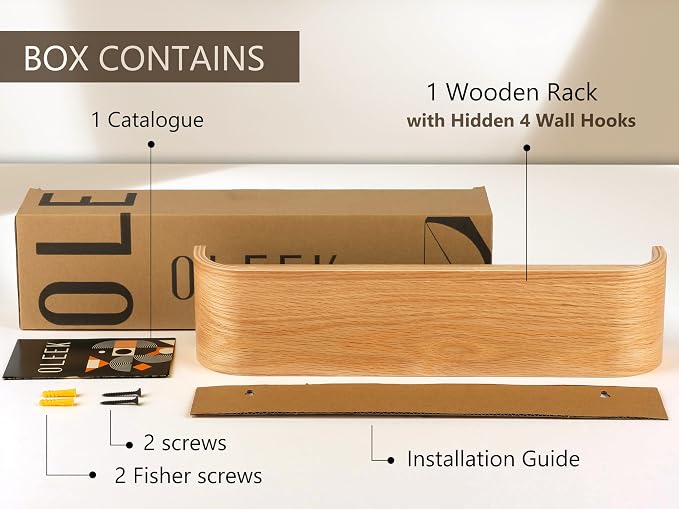 wall Coat Rack - wall Shelf with Hooks - entryway Hooks - entryway Shelf - Modern Coat Rack - Wooden Coat Rack wall Mount for Home Decor - Wooden Mount for Home Decor - Coat Hanger Wall Mount