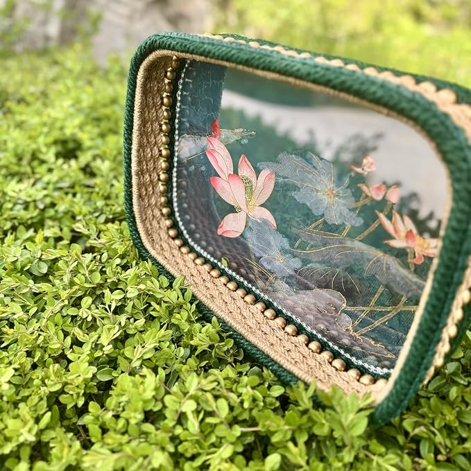 Zenpeace Wicke rBig Basket, Suitable For Hand-Woven Rectangular Basket Organizing and Decorating Projects, Clothes and Various Items
