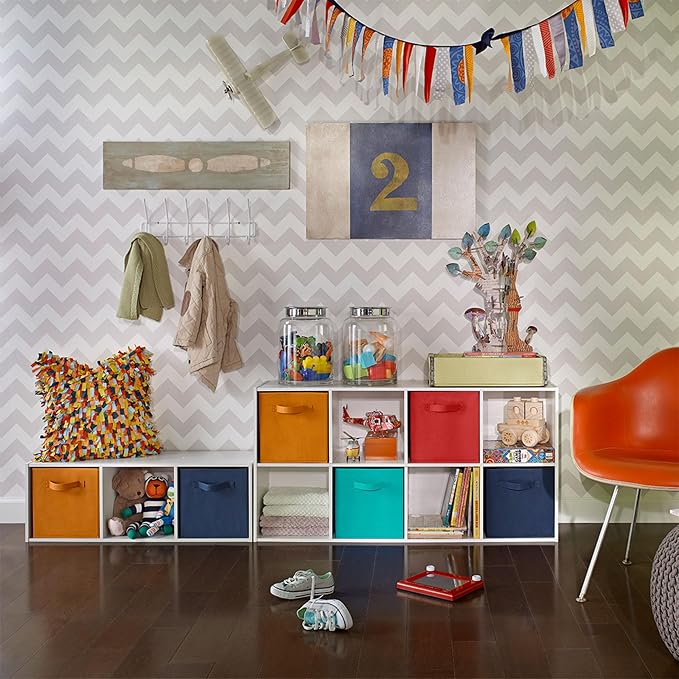 ClosetMaid 11533 Cubeicals Fabric Drawer, Fiesta Orange, 2-Pack