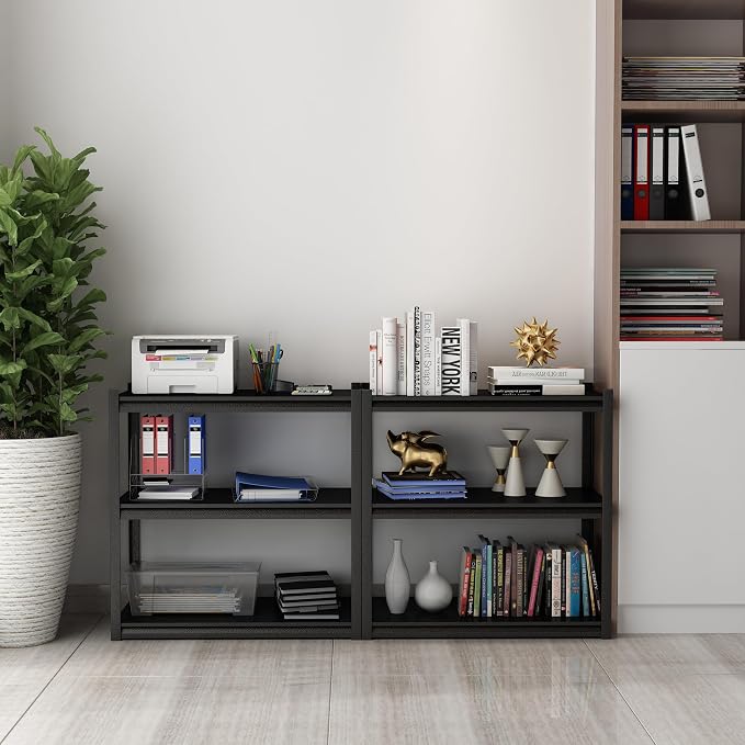 32" W Garage Shelving,900LBS Loads Adjustable Garage Storage Shelves, 3-Tier Metal Storage Racks and Shelving Units, Utility Rack Shelves (16" D x 32" W x 32" H)