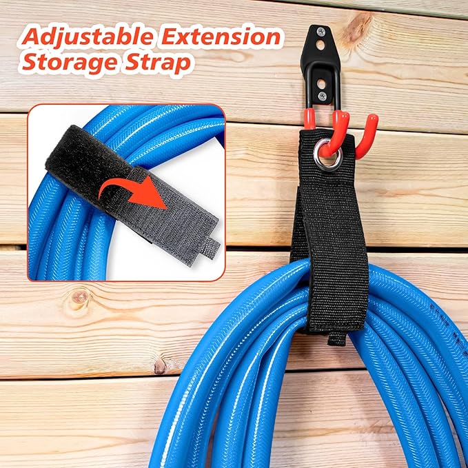 MKRUI 30-Pack Garage Hooks for Storage & Hanging Items, Save Space | Hangs Bikes, Ladders, Ropes, Hoses, Tools; for Garage, Warehouse, Shop, Shed, Yard
