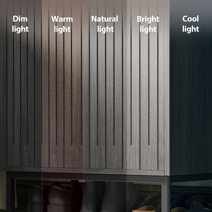 Shoe Cabinet with Metal Legs, Farmhouse Large 5-Tier Shoe Storage Cabinet with Doors, Wooden Shoe Organizer for Entryway, Hallway (2 Door Shoe Cabinet, Black Oak-Modern)