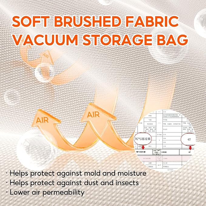 Storage Bags for Clothing - 14.8 Gal Space Saver Collapsible Vacuum Storage Boxes with Lids, Stackable Storage Bins, Large blanket Storage Bags for Comforter, Sweaters & Cashmere(1-Pack)