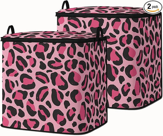 2pcs blanket storage bag for under bed,closet organizers 95L | clothing sweater sheet bedding comforter duvet quilt pillow toy storage bags with lids,dorm room essentials for containers